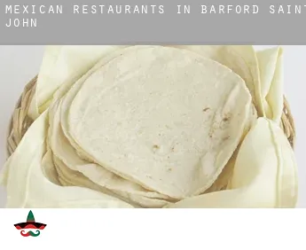 Mexican restaurants in  Barford Saint John